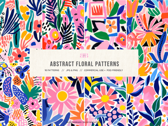 10 Abstract Floral Seamless Patterns Review