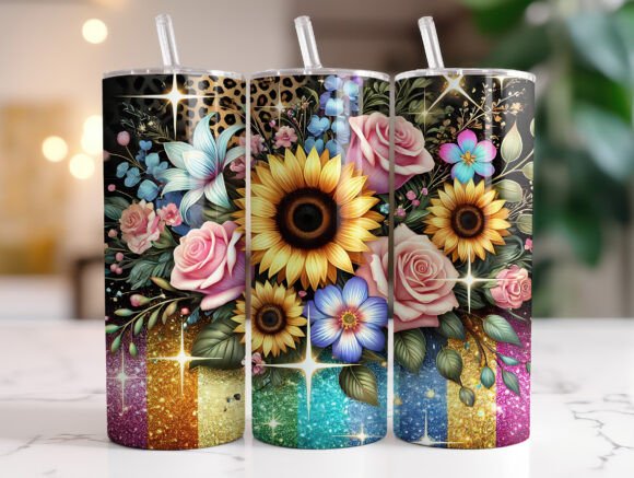 20oz Floral Tumbler Wrap Sublimation PNG Review