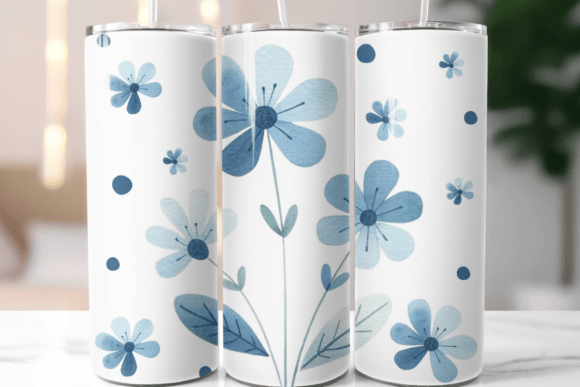 20oz Skinny Tumbler Wrap Floral Design Review