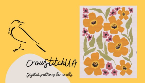 Abstract Floral Cross Stitch Pattern Review