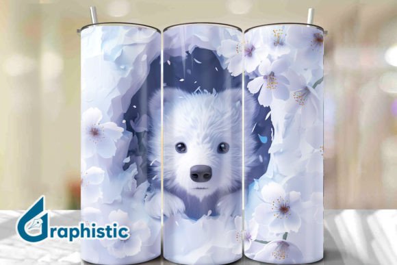 Bear Floral Break Through Tumbler PNG 37 Review