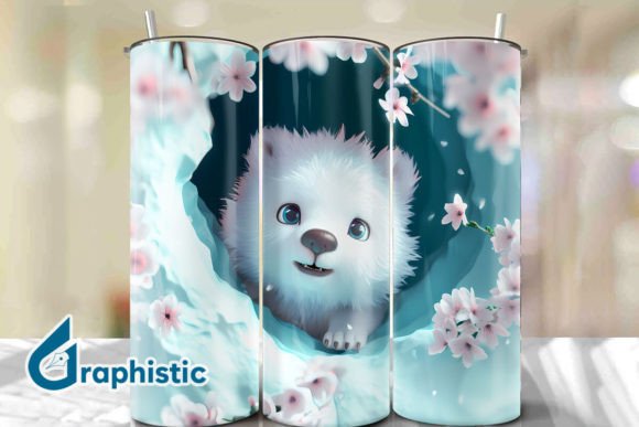 Bear Floral Break Through Tumbler PNG 39 Review
