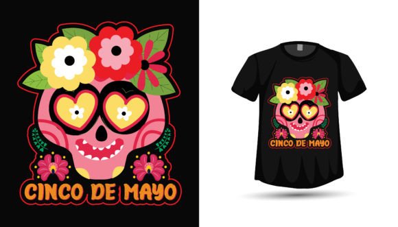 Cinco De Mayo Floral Free Tshirt Design Review