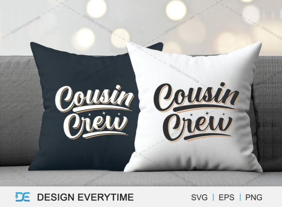 Cousin Crew Typography SVG Design: A Real-World Embroidery Review
