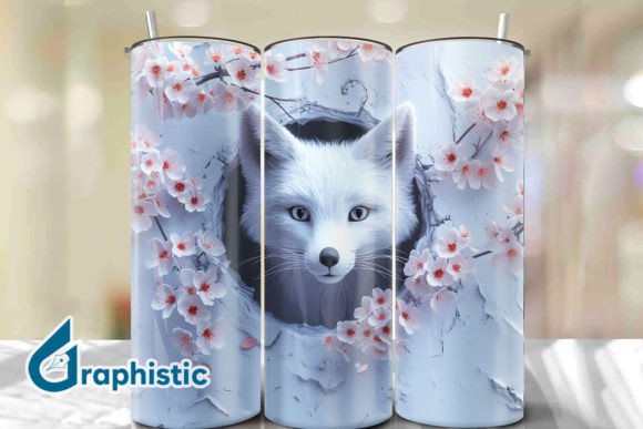 Fox Floral Break Through Tumbler PNG06 Review