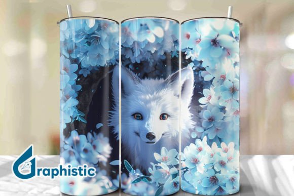 Fox Floral Break Through Tumbler PNG19 Review