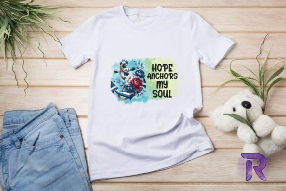 Hope Anchors My Soul Floral Wreath PNG Review
