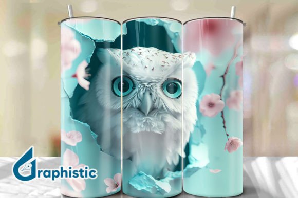 Owl Floral Break Through Tumbler PNG27 Review