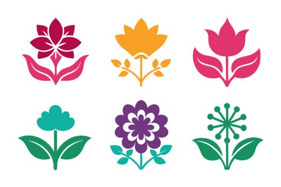 Simple Floral Icon Silhouette Set: A Designer's Real-World Embroidery Review