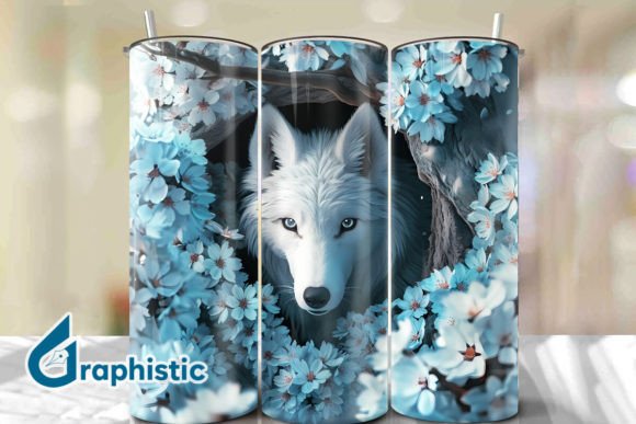 Valentine Wolf Floral Tumbler Wrap 39 Review