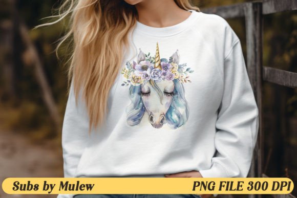 Watercolor Fairy Unicorn Sublimation PNG Review